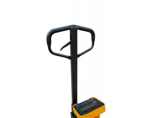 Тележка гидравлическая 2500 кг 1150 мм XILIN BFC25 с весами (полиуретановые колеса)