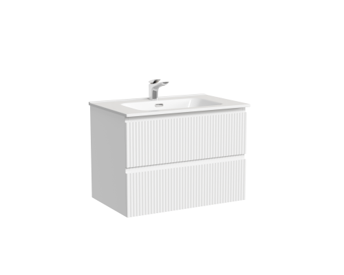 Тумба с раковиной Sancos Snob R 70, bianco, раковина CN7007