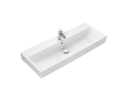 Roca Oleta Раковина подвесная 100х39см, с 1 отв., цвет: белый. 7.3274.C.600.Y