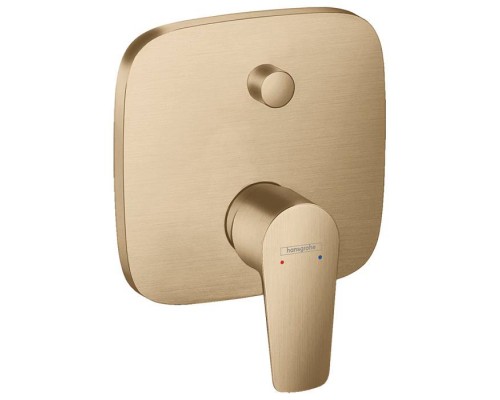 Hansgrohe Talis E Смеситель для ванны, встраиваемый, с переключателем потоков, внешняя часть, цвет: шлифованная бронза. 71745140 Hansgrohe Talis E Смеситель для ванны, встраиваемый, с переключателем потоков, внешняя часть, цвет: шлифованная бронза. 71745140