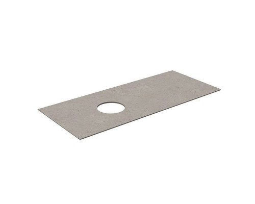 Kerama Marazzi Magica Столешница из керамогранита для накладных раковин Риккарди 120см, без отв., цвет: серый матовый . MA.1.0.SG519920R\120