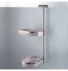 Colombo Isole Piantane штанга с 2 полочками, цвет: хром. B9710.CR-BI