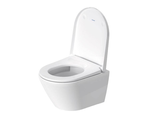 Duravit D-Neo Унитаз подвесной 48х37см, безободковый, сиденье микролифт, цвет: белый. 45880900A1 (2588090000+0021690000)