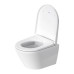 Duravit D-Neo Унитаз подвесной 48х37см, безободковый, сиденье микролифт, цвет: белый. 45880900A1 (2588090000+0021690000)