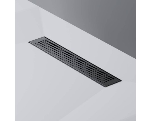 W01SC-P11-040-01BM Трап для душа линейный, универсальный затвор Cut Gradient, 40 см W01SC-P11-040-01BM Трап для душа линейный, универсальный затвор Cut Gradient, 40 см