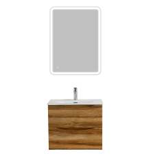 Мебель для ванной комнаты BelBagno Marino-cer-mini 60 подвесная, rovere rustico