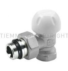 Клапан запорный угловой Tiemme 1/2 ВРх1/2 НР уплотн. кольцо. 3330050