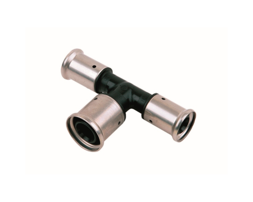 Тройник переходной увеличенный в центре, ПВДФ пресс, 32x40x32, HENCO 12PK-324032