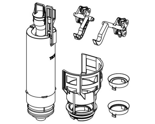 TECE Сливной клапан A2. 9820223