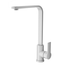 Смеситель для кухни Wonzon   Woghand WW-AE4550-MW матовый белый