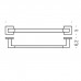 Colombo Basic Q Полотенцедержатель 56см, цвет: хром. B3710.CR