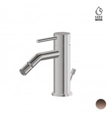 Newform X-STEEL 316 Смеситель для биде на 1 отв.,  с донный клапаном, излив 13.4см.,цвет: PVD Brushed copper bronze. 69623X.59.067