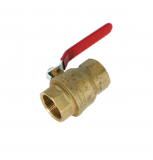 Кран шаровой Oventrop Optibal, Ду40, 1 1/2, из латуни, стойкий к выщилачиванию цинка, полнопроходной, с обеих сторон внутренняя резьба ISO228/1 (резьба соответсвует также Rp по EN 10226-1), маховик: рукоятка рычажная из оцинкованной стали в пластмассовой