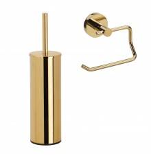 Набор Держатель Bemeta Brilo 161112042 gold polished + Ершик 161313060 глянцевое золото