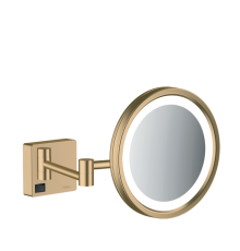 HG 41 790 140 AddStoris Косметическое зеркало Ø160 мм, х3, с LED подсветкой, 220V 41790140