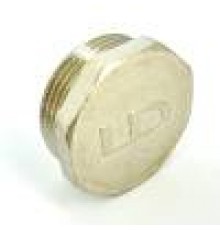Фитинги резьбовые Пробка (в трубу) LD Pride DN40 (1 1/2) НР латунь никель LD.67.505.40
