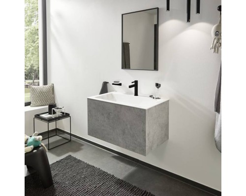 Hansgrohe Finoris Смеситель для раковины, 1 отв., с донным клапаном, цвет: черный матовый. 76020670 Hansgrohe Finoris Смеситель для раковины, 1 отв., с донным клапаном, цвет: черный матовый. 76020670