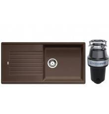 Комплект Мойка Blanco Zia XL 6S 517577 кофе + Измельчитель KUCHENSTERN Muhle