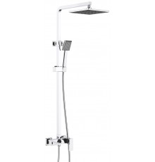 Timo SX-1030/00 Selene Душевая система для ванны 200х200/72х85 мм, 1/1 режим, хром SX-1030/00