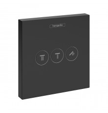 Hansgrohe ShowerSelect Запорно-переключающее устройство, цвет: черный матовый/хром. 15764670