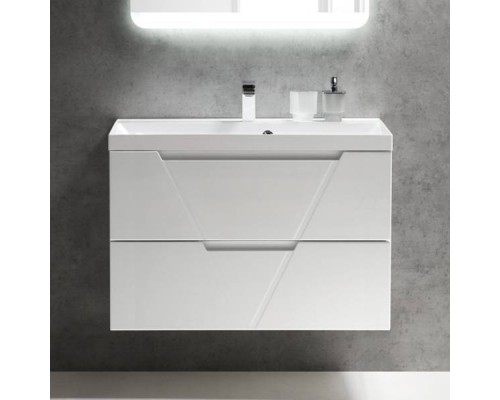 Тумба с раковиной BelBagno Vittoria 90 подвесная, bianco lucido Тумба с раковиной BelBagno Vittoria 90 подвесная, bianco lucido