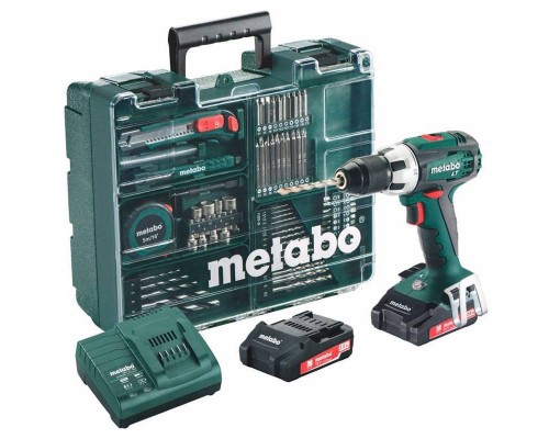 Шуруповерт аккумуляторный Metabo BS 18 LT Set