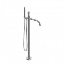 Cisal X32 Смеситель для ванны, напольный, с ручным душем, цвет: Inox spazzolato. X1004204D1