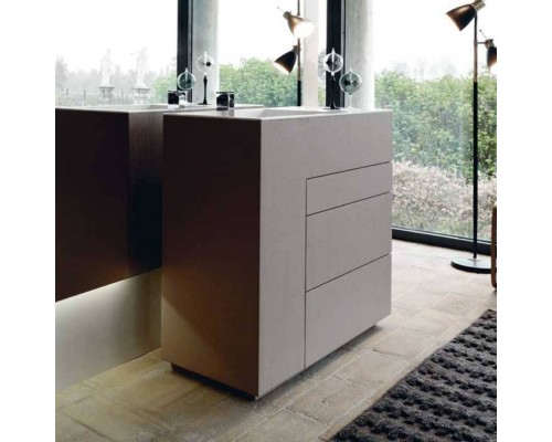 NOORTH milldue edition TOUCH Комплект мебели 100х40х88см, напольный, 3 ящика, слив в пол, раковина Milltek, смеситель H2O, цвет: Argilla матовый. 9612, 2918.2.16 NOORTH milldue edition TOUCH Комплект мебели 100х40х88см, напольный, 3 ящика, слив в пол, раковина Milltek, смеситель H2O, цвет: Argilla матовый. 9612, 2918.2.16