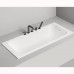Salini Orlanda KIT Встраиваемая ванна 180х80х60cм, UpDown, сифон, щелевой слив-перелив, S-Stone, цвет: белый матовый. 102122M