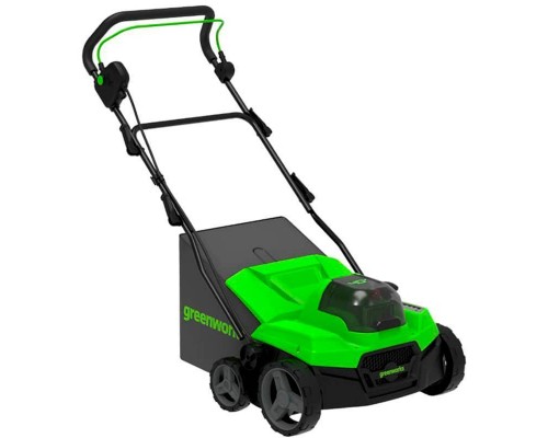 Аэратор-скарификатор аккумуляторный Greenworks GD40SC38II 40V (без АКБ и ЗУ)