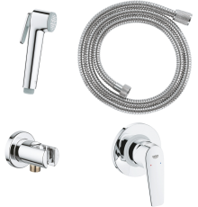 Гигиенический душ Grohe BauFlow 29328000 со смесителем, С ВНУТРЕННЕЙ ЧАСТЬЮ, хром