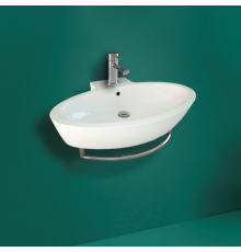 Simas Lft Spazio Раковина 73 см, 1 отв., цвет: белый. LFT34bi*1,  F89