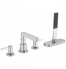 Hansgrohe Finoris Смеситель на борт ванны, на 4 отв., с ручным душем, цвет: хром. 76444000