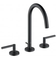 Kludi 20 143 3915 Nova Fonte Pur Смеситель для раковины 185 мм, на 3 отв., со слив гарн, 90°, Компл 201433915