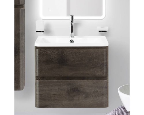 Тумба под раковину BelBagno Albano 60 подвесная, rovere nature grigio