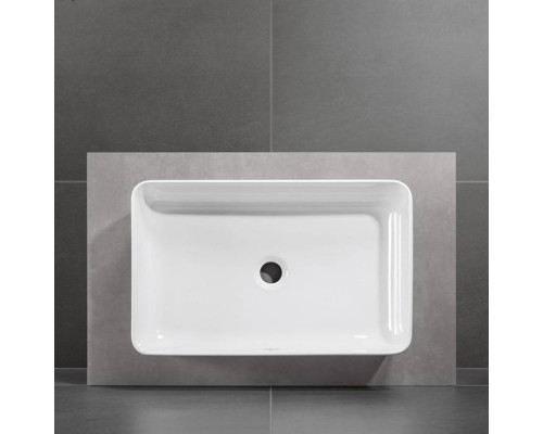 VilleroyBoch Collaro Раковина накладная 56х36х14.5см., без отв., цвет: альпийский белый. 4A205601