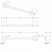 Decor Walther Black Stone HTE30 Полотенцедержатель 30см, подвесной, цвет: черный матовый / хром. 0975064