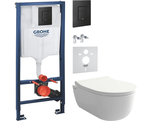 Комплект Унитаз подвесной BOCCHI V-Tondo 1416-001-0129 белый глянцевый + Крышка A0336-001 с микролифтом, глянцевая белая + Шумоизоляция Grohe 37131000 + Инсталляция Solido 38811KF0 3 в 1 с кнопкой смыва Комплект Унитаз подвесной BOCCHI V-Tondo 1416-001-0129 белый глянцевый + Крышка A0336-001 с микролифтом, глянцевая белая + Шумоизоляция Grohe 37131000 + Инсталляция Solido 38811KF0 3 в 1 с кнопкой смыва