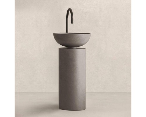 Noorth milldue edition SABA 45 Раковина напольная Oslash;45x90см, слив в пол, без отв., цвет: Antracite. 5830.CM02