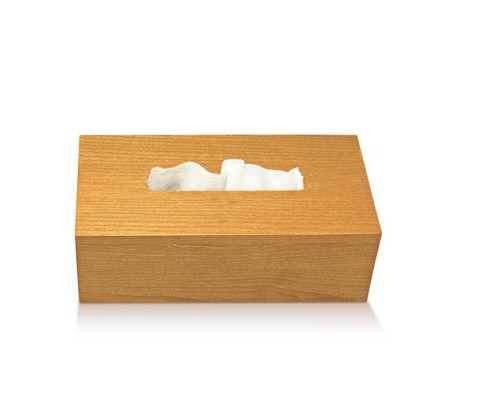 Decor Walther Wood KB Диспенсер для салфеток 27x13.5x8.5см, настольный, цвет: светлый бук. 0925186