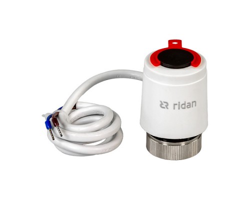 Термоэлектрический привод Ридан TWA-KR, 24V, NO нормально открытый. 088H3141R