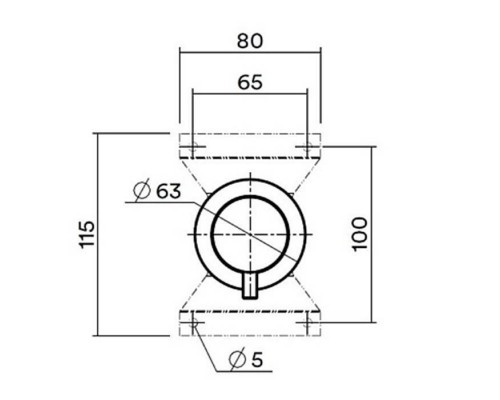 QuadroDesign Source/Ottavo IN044AS Встраиваемая часть переключателя из стены на 2 потребителя, цвет brushed stainless steel. IN044AS