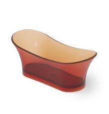 Dea Design Elegant Ванна 175x75x68см., отдельностоящая, Glasstek, прозрачная смола, цвет: Sunset R1. DD8614 1750 R1