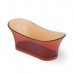 Dea Design Elegant Ванна 175x75x68см., отдельностоящая, Glasstek, прозрачная смола, цвет: Sunset R1. DD8614 1750 R1