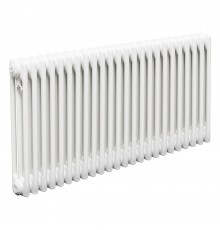 Трубчатый радиатор ТЕПЛОФОРТ ТР3057, 24 секции, боковое подключение 3/4”, белый глянец 200056
