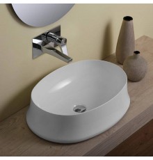 SIMAS Sharp Раковина 60х42 см, без отв., цвет: белый. SH04bi*0