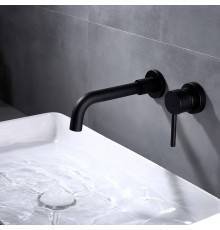 Смеситель для раковины (для умывальника) встраиваемый Maretti Eleganza Black ENB32RF13
