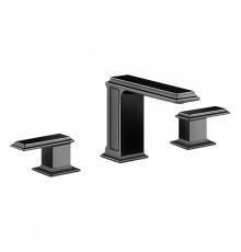 Gessi Eleganza Смеситель для раковины на 3 отверстия, без донного клапана, цвет: черный металлик. 46011#706
