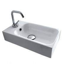 Kerasan Cento Раковина 45х25 см, 1 отв., цвет: белый. 353701*1