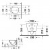Duravit D-Neo Унитаз 37х48cм., подвесной, безободковый, цвет: белый. 2587090000